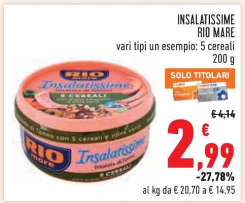 Insalatissime Rio Mare