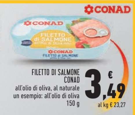 Filetto di Salmone Conad