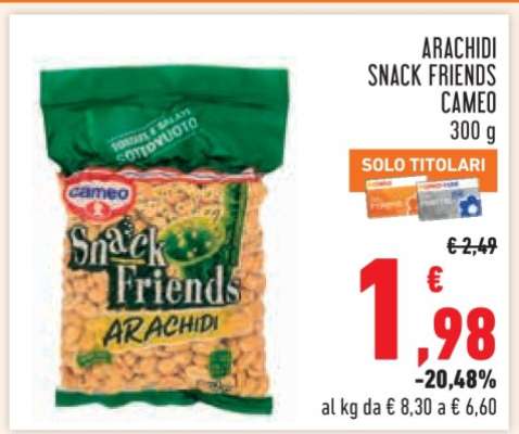 Arachidi Snack Friends Cameo