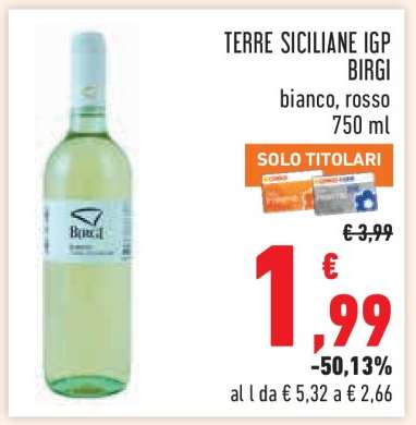 TERRE SICILIANE IGP BIRGI