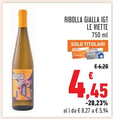 Ribolla Gialla IGT Le Viette