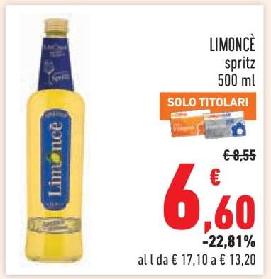 LIMONCÈ spritz 500 ml
