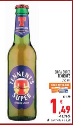 Birra Super Tennent's