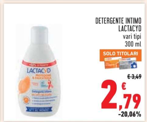 DETERGENTE INTIMO LACTACYD