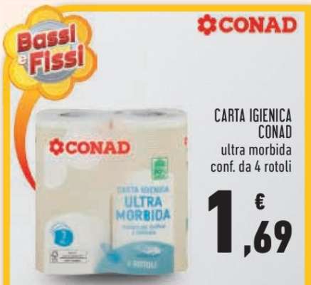 Carta igienica CONAD
