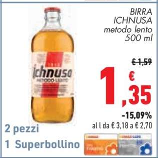 BIRRA ICHNUSA metodo lento 500 ml