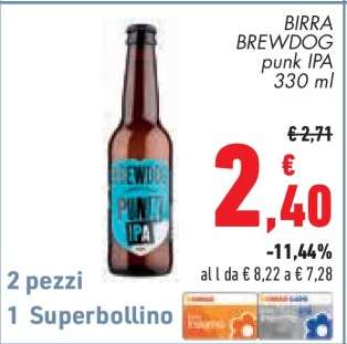 BIRRA BREWDOG punk IPA 330 ml