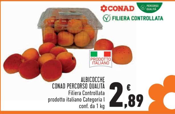 ALBICOCCHE CONAD PERCORSO QUALITÀ