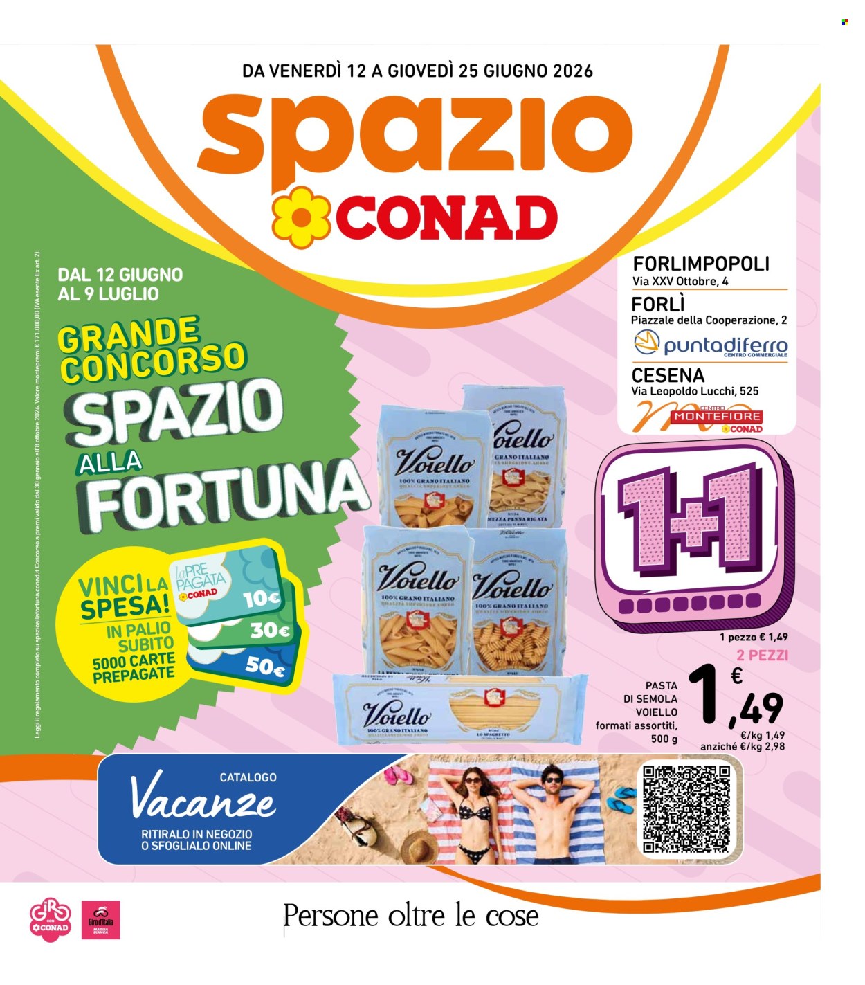 Volantino Spazio Conad - 12/6/2026 - 25/6/2026. Pagina 1