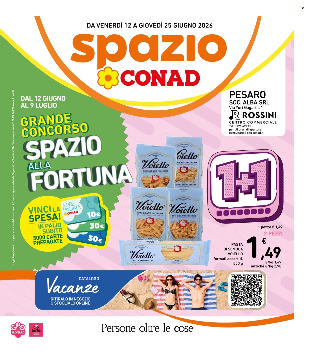 Volantino Spazio Conad - 12/6/2026 - 25/6/2026. Pagina 1