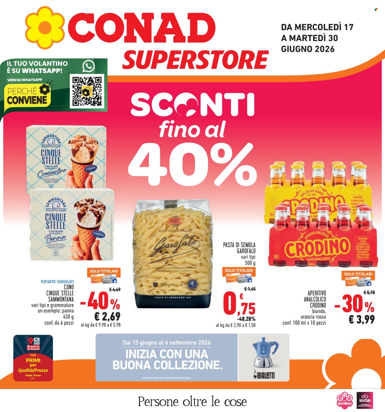 Volantino Conad - 17/6/2026 - 30/6/2026. Pagina 1