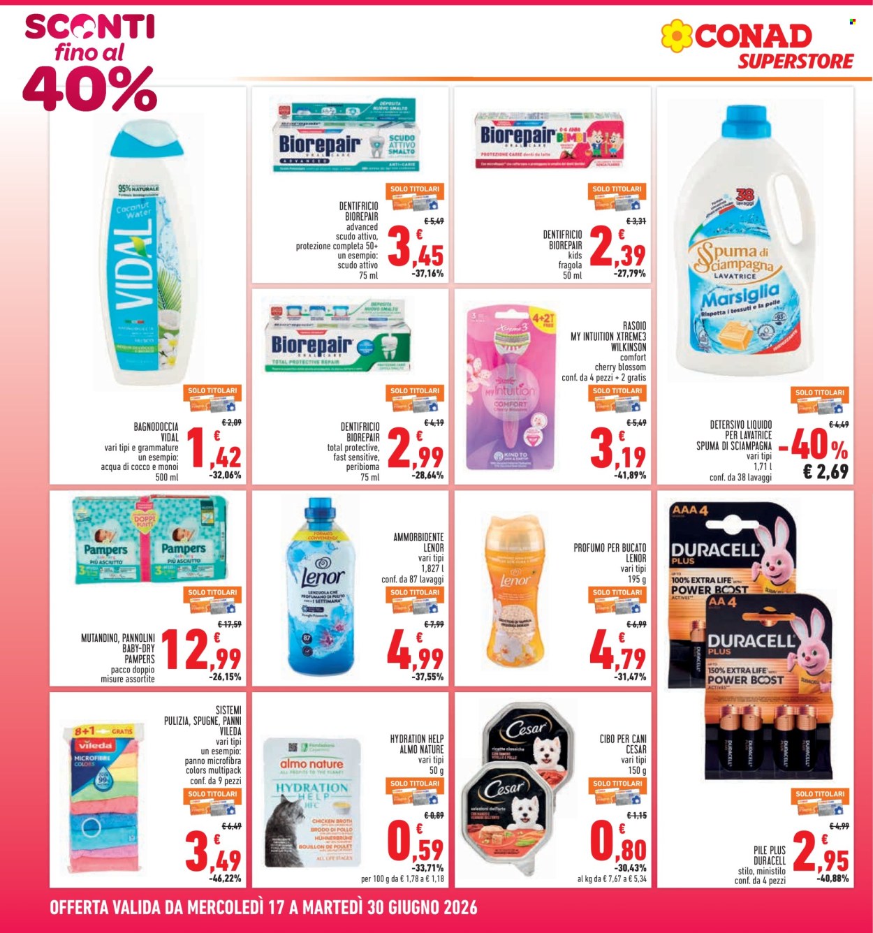 Volantino Conad - 17/6/2026 - 30/6/2026. Pagina 4