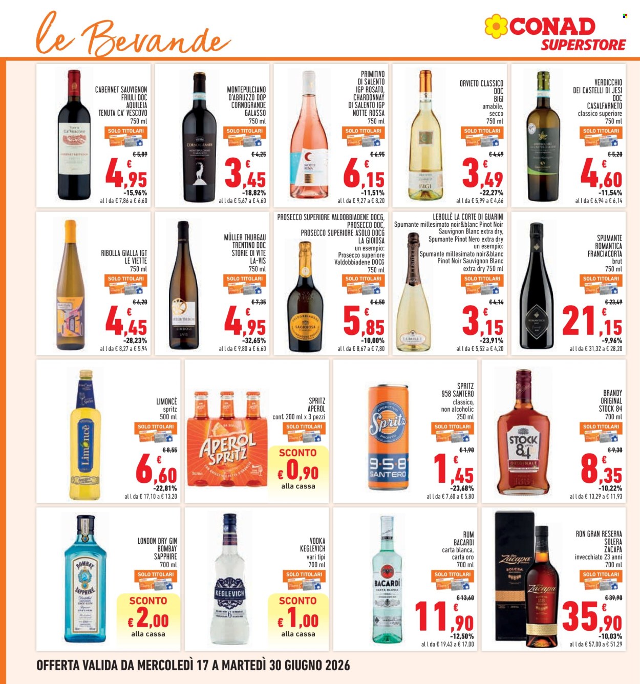 Volantino Conad - 17/6/2026 - 30/6/2026. Pagina 22