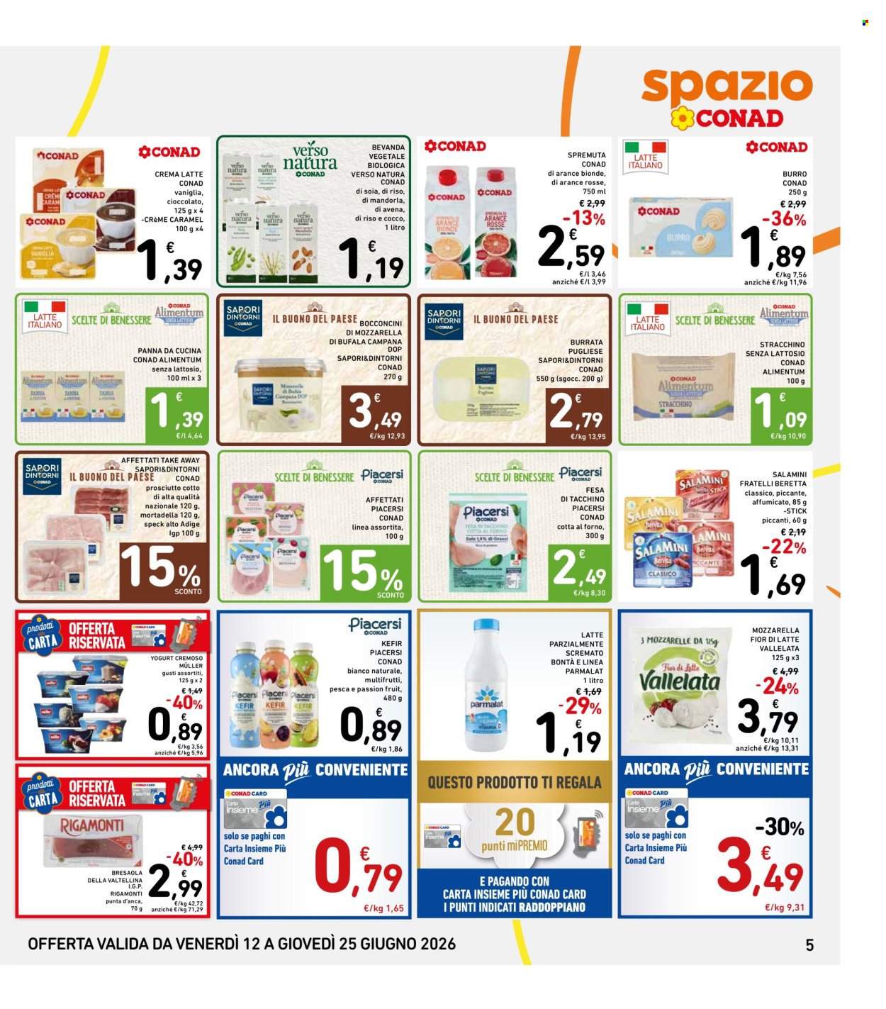 Leták Spazio Conad - 12.6.2026 - 25.6.2026. Strana 5