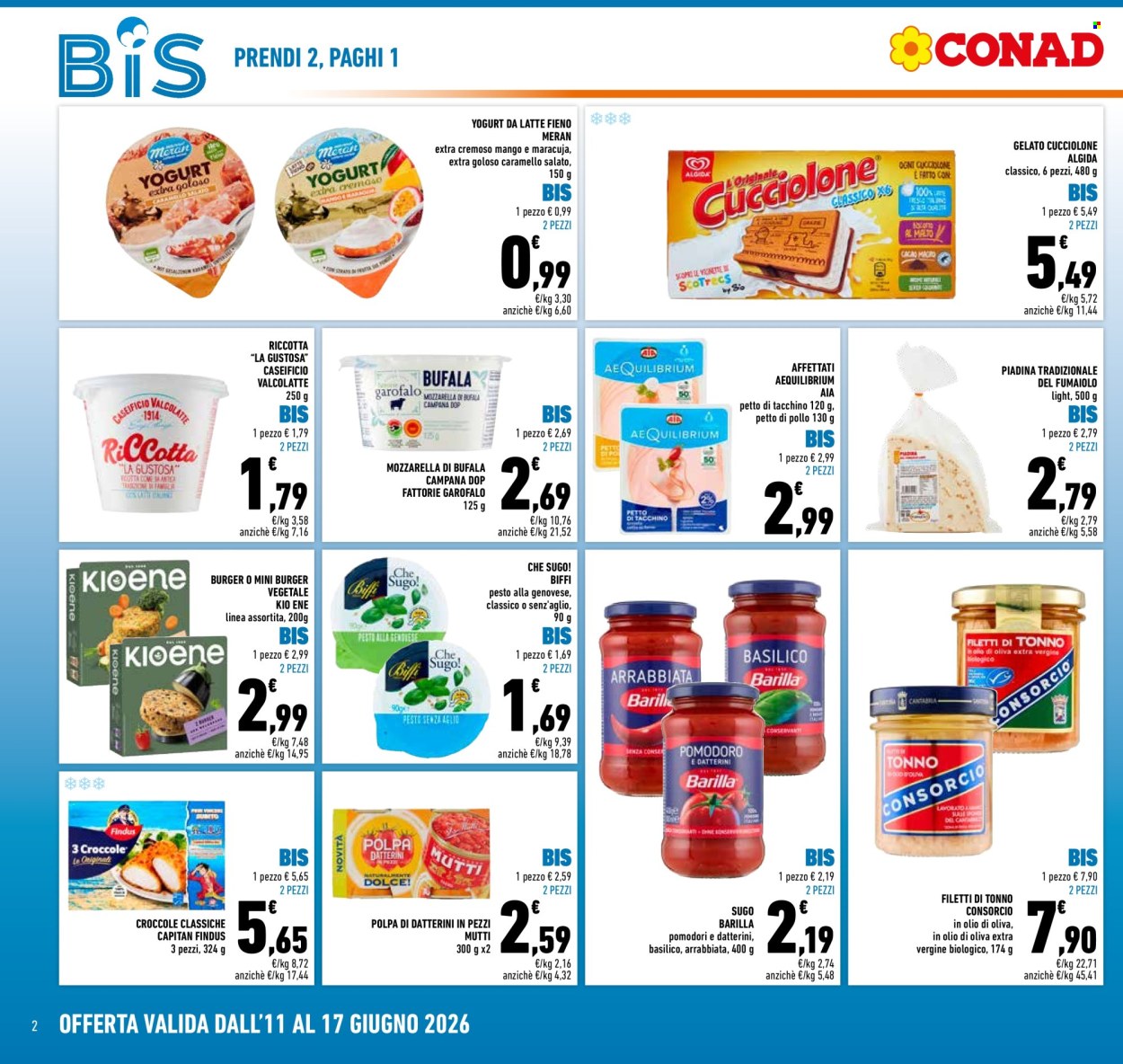 Volantino Conad - 11/6/2026 - 17/6/2026. Pagina 2