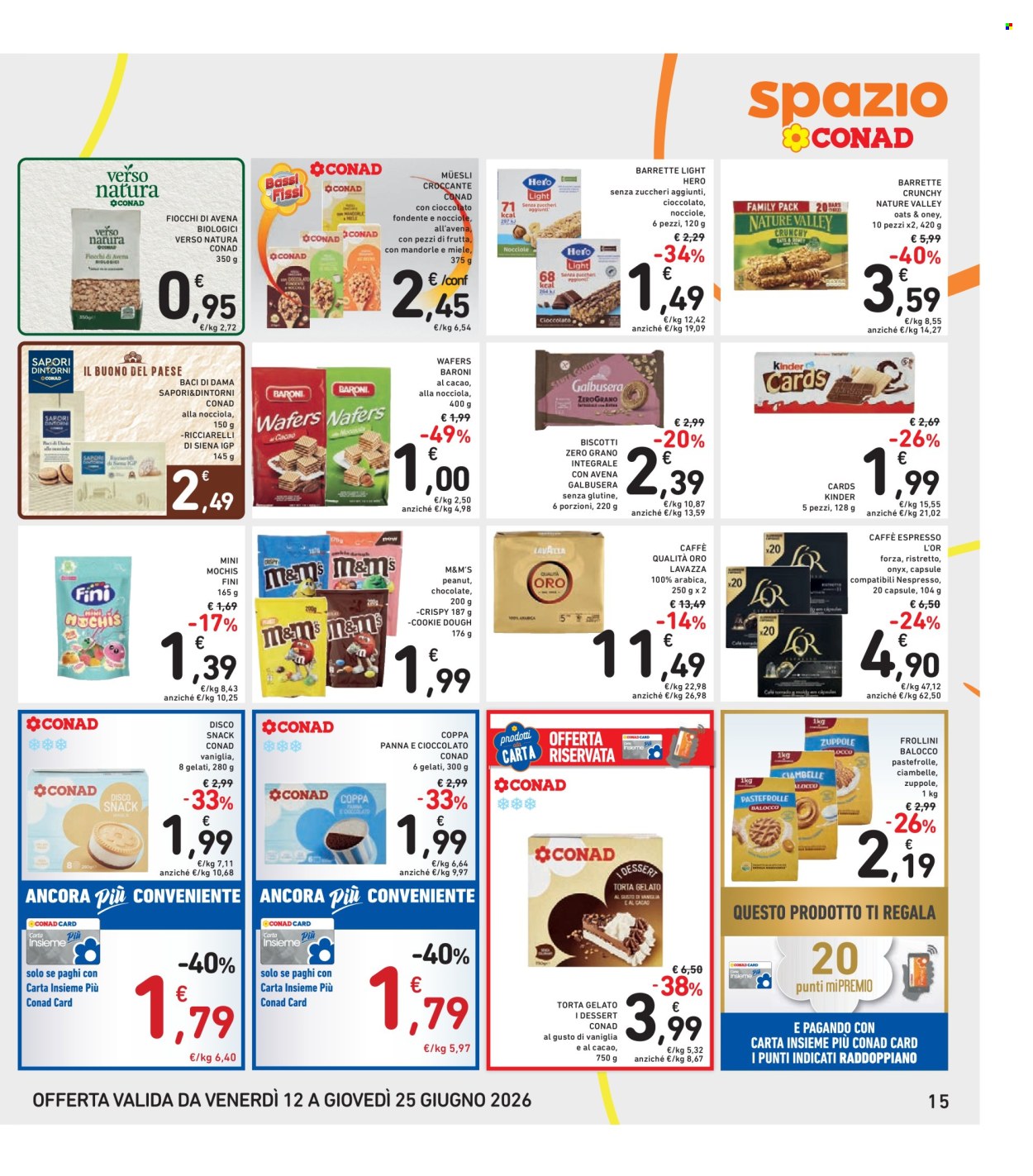 Leták Spazio Conad - 12.6.2026 - 25.6.2026. Strana 15