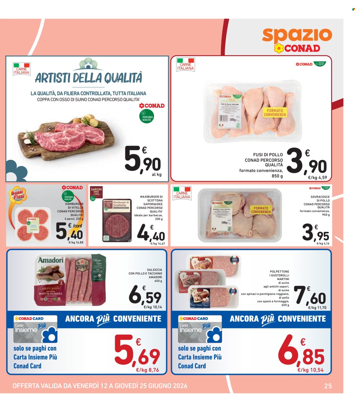 Leták Spazio Conad - 12.6.2026 - 25.6.2026. Strana 25