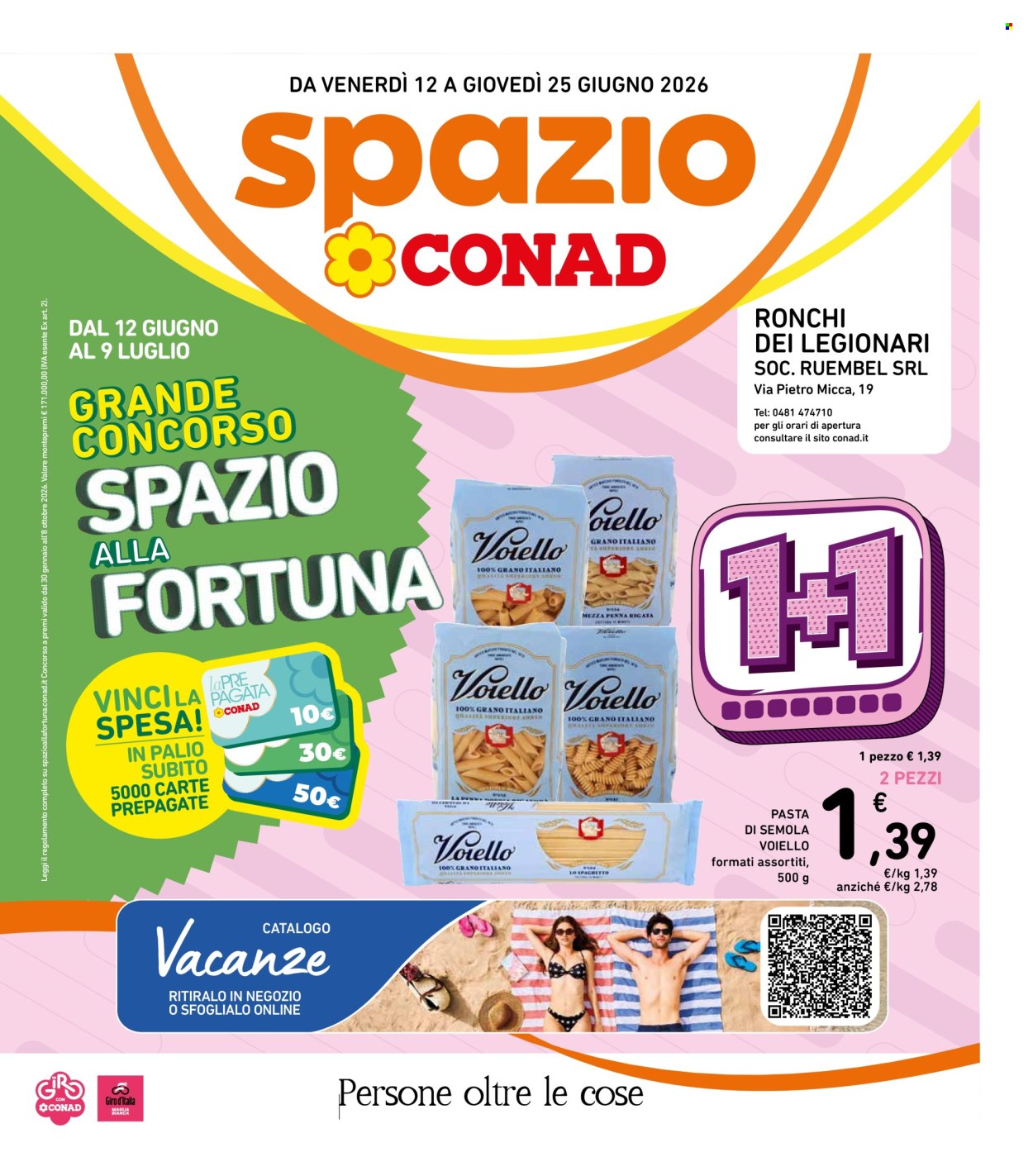 Volantino Spazio Conad - 12/6/2026 - 25/6/2026. Pagina 1