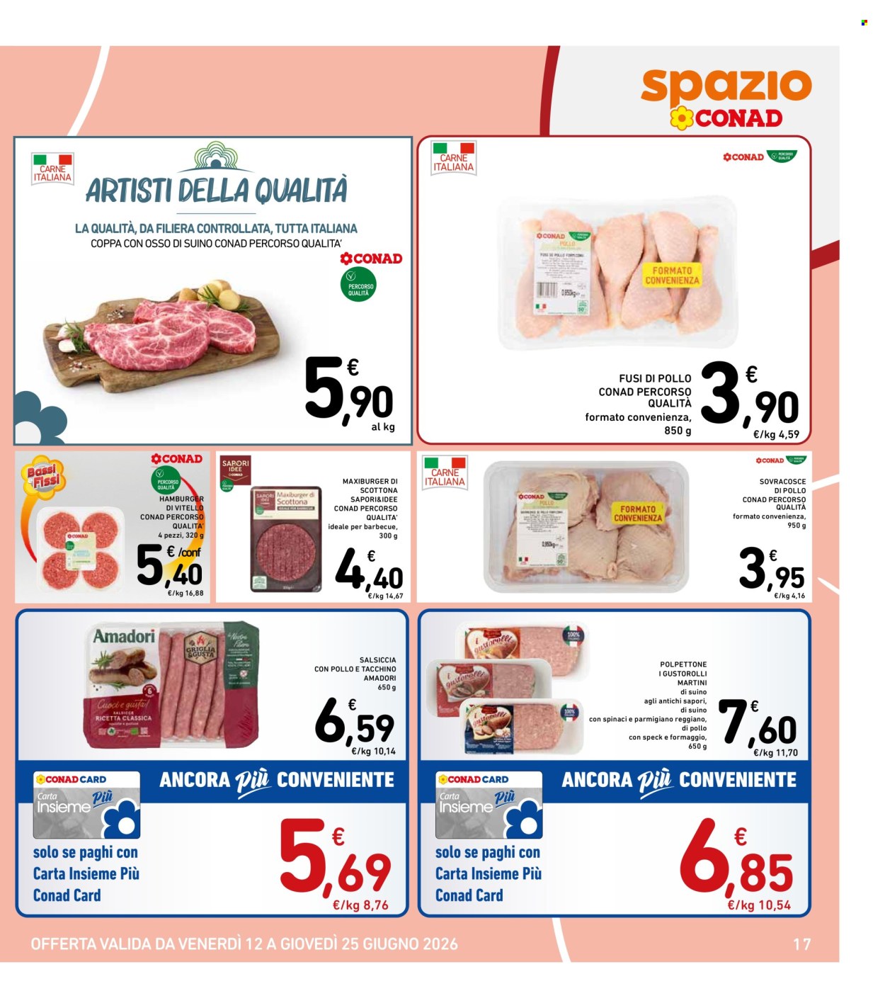 Leták Spazio Conad - 12.6.2026 - 25.6.2026. Strana 17
