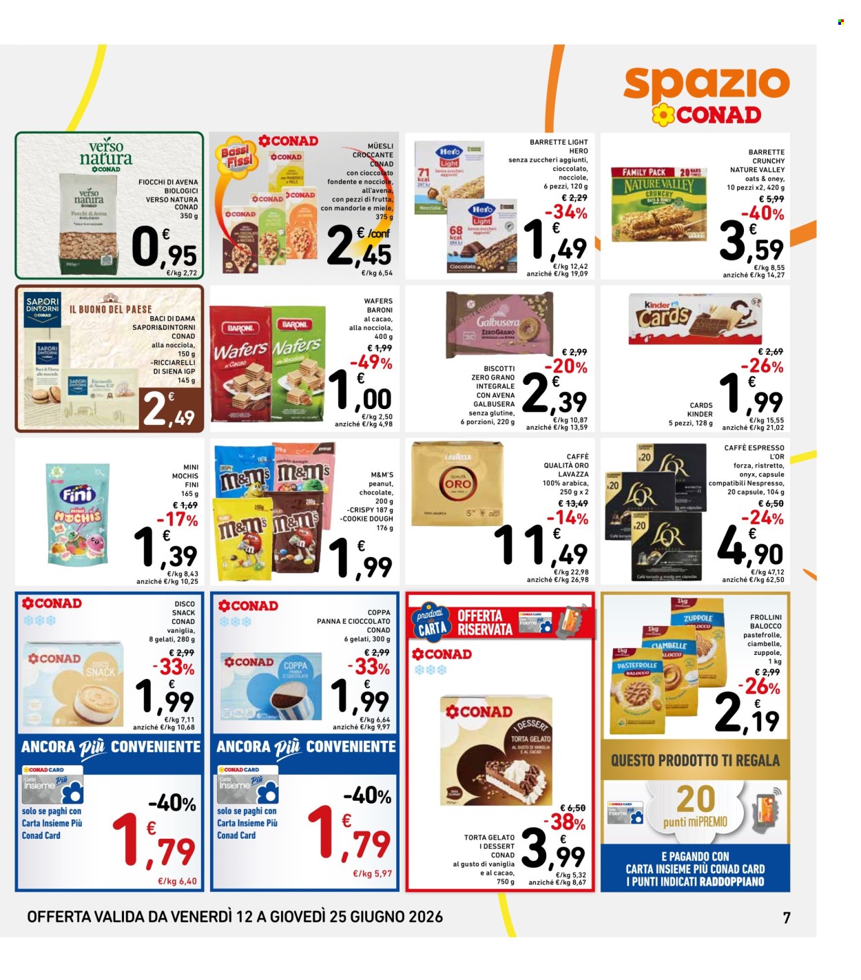 Leták Spazio Conad - 12.6.2026 - 25.6.2026. Strana 7