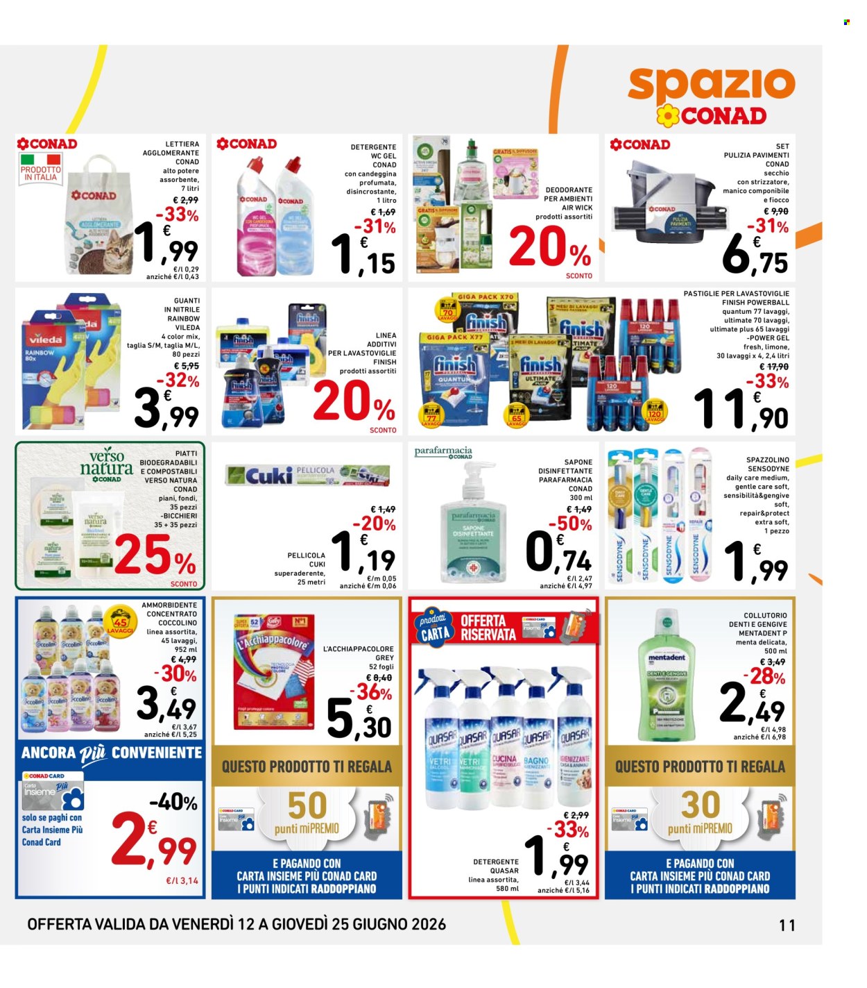 Leták Spazio Conad - 12.6.2026 - 25.6.2026. Strana 11