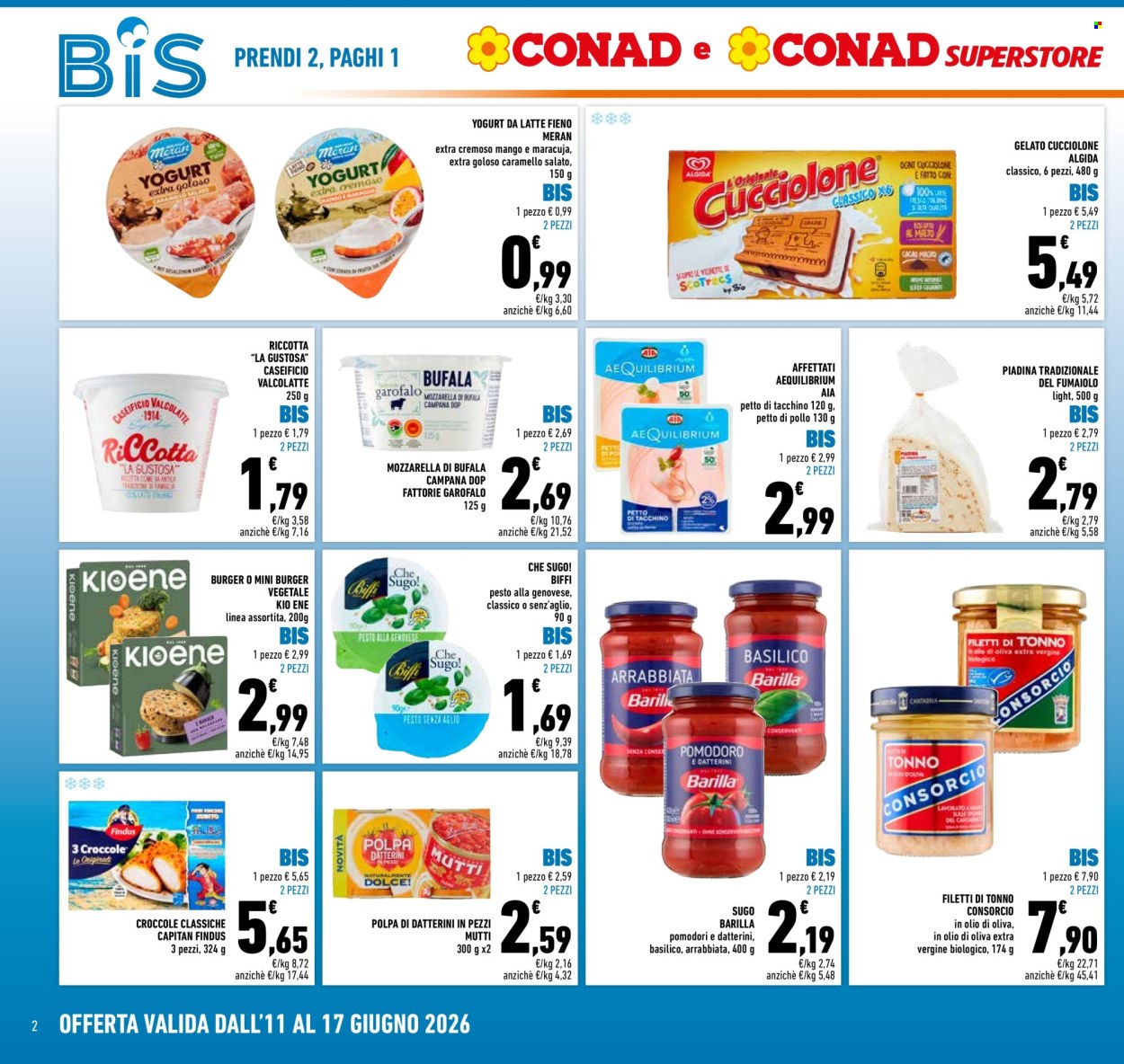 Leták Conad Superstore - 11.6.2026 - 17.6.2026. Strana 2