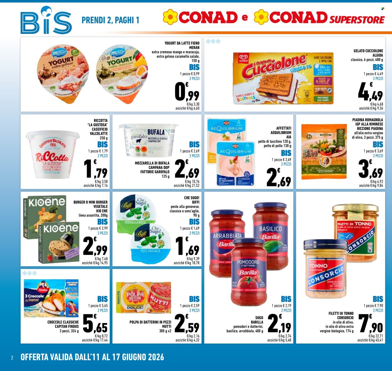 Leták Conad Superstore - 11.6.2026 - 17.6.2026. Strana 2