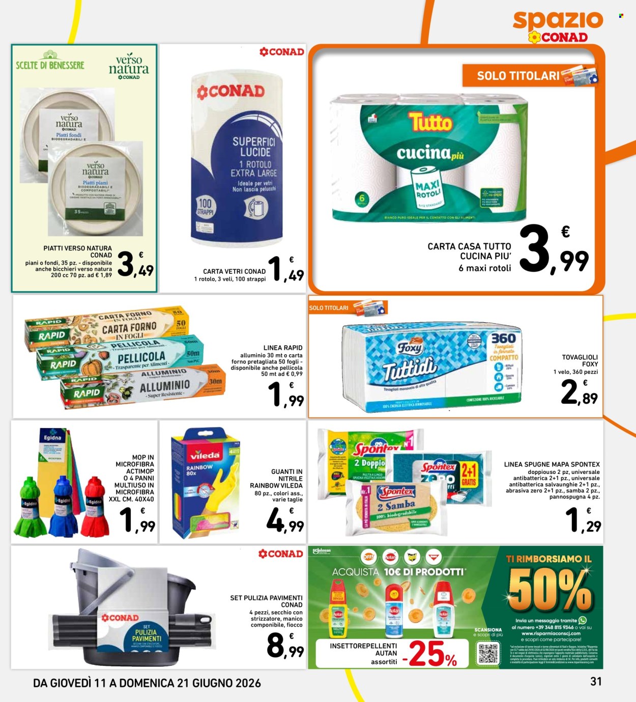 Volantino Spazio Conad - 11/6/2026 - 21/6/2026. Pagina 31