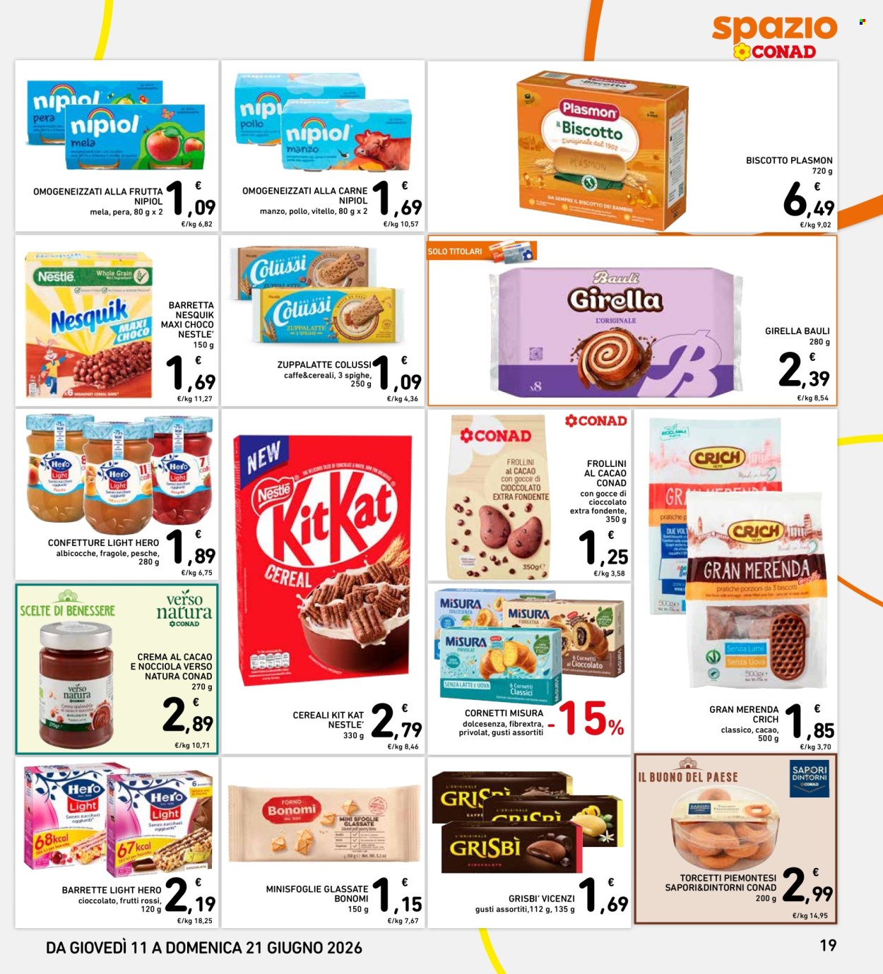 Volantino Spazio Conad - 11/6/2026 - 21/6/2026. Pagina 19