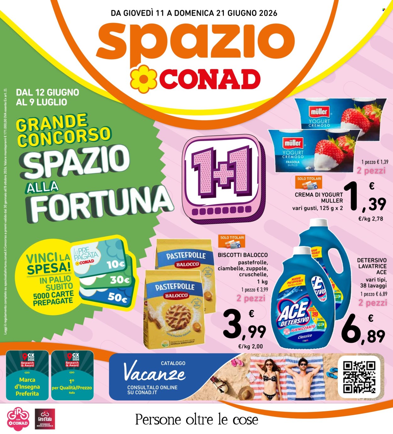 Volantino Spazio Conad - 11/6/2026 - 21/6/2026. Pagina 1