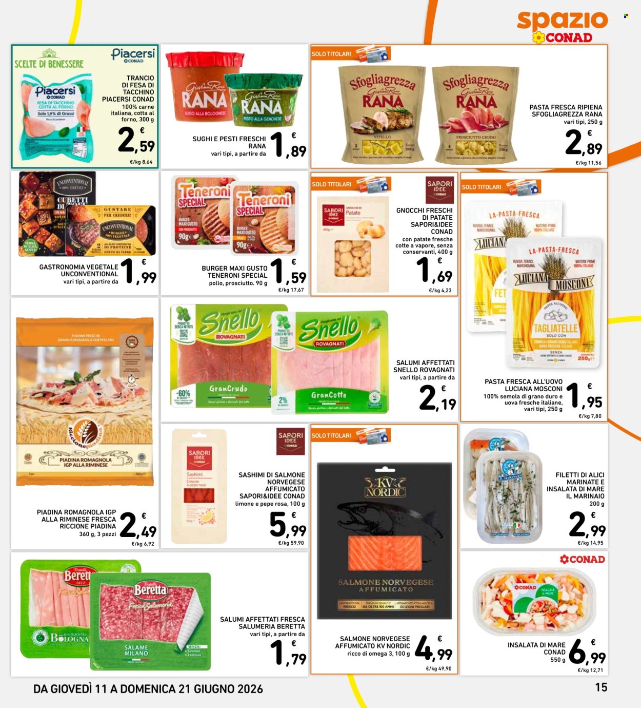 Volantino Spazio Conad - 11/6/2026 - 21/6/2026. Pagina 15