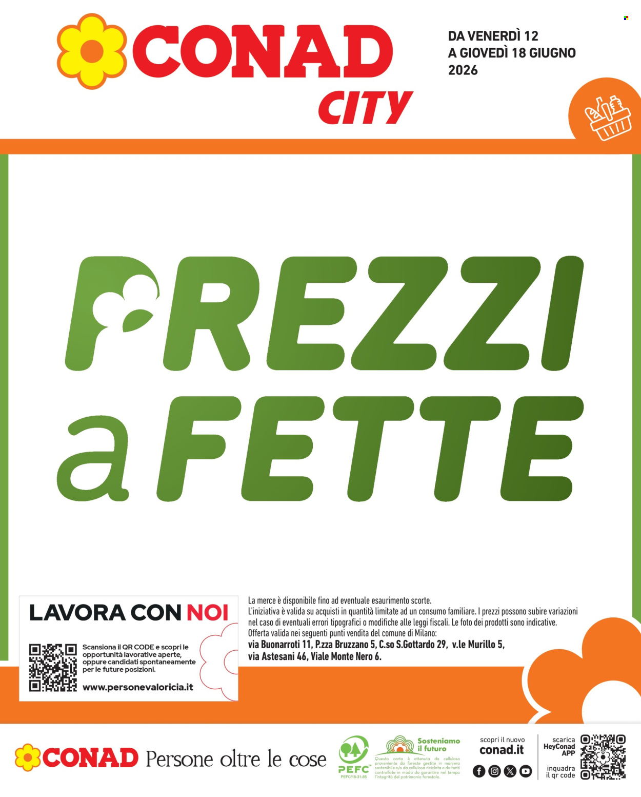 Leták Conad City - 12.6.2026 - 18.6.2026. Strana 1