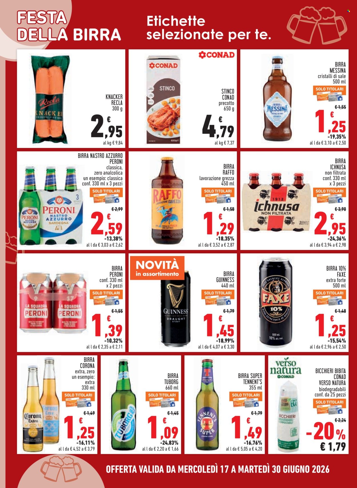 Volantino Conad - 17/6/2026 - 30/6/2026. Pagina 16