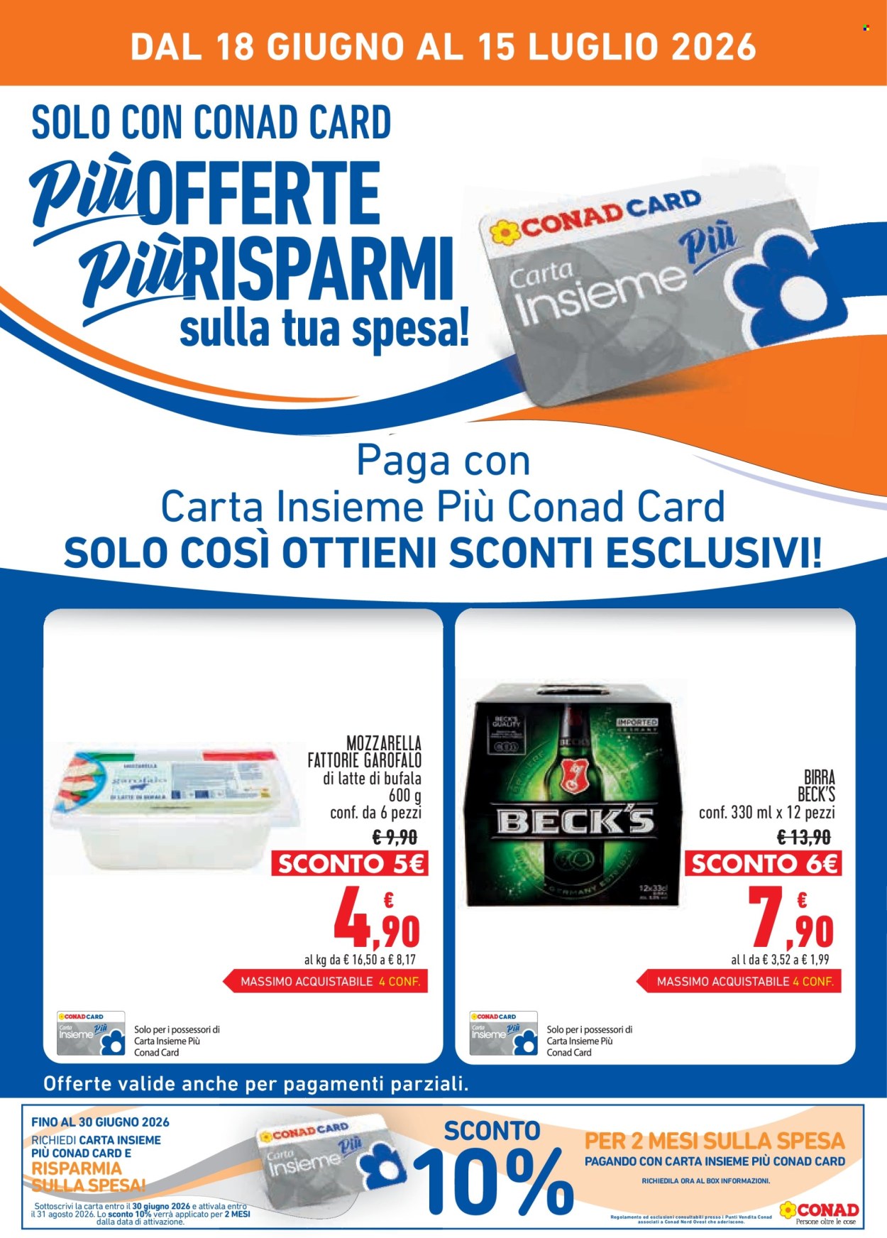 Volantino Conad - 18/6/2026 - 15/7/2026. Pagina 2