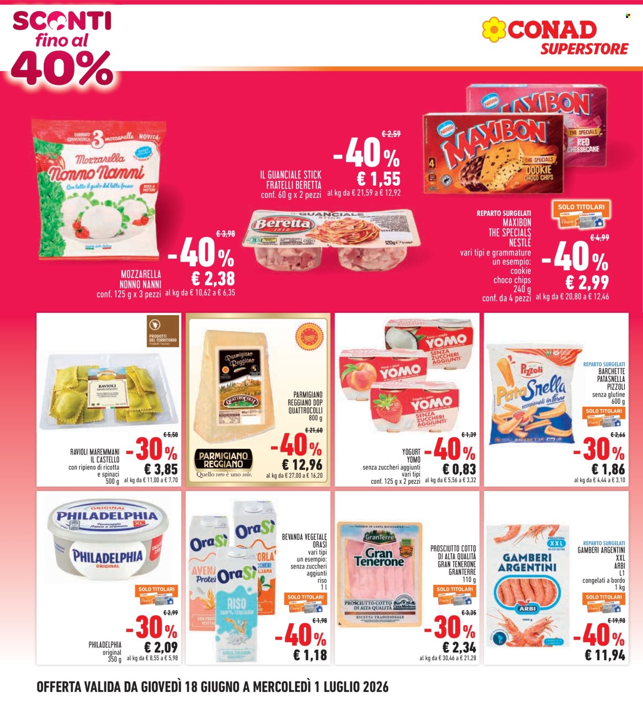 Volantino Conad - 18/6/2026 - 1/7/2026. Pagina 2