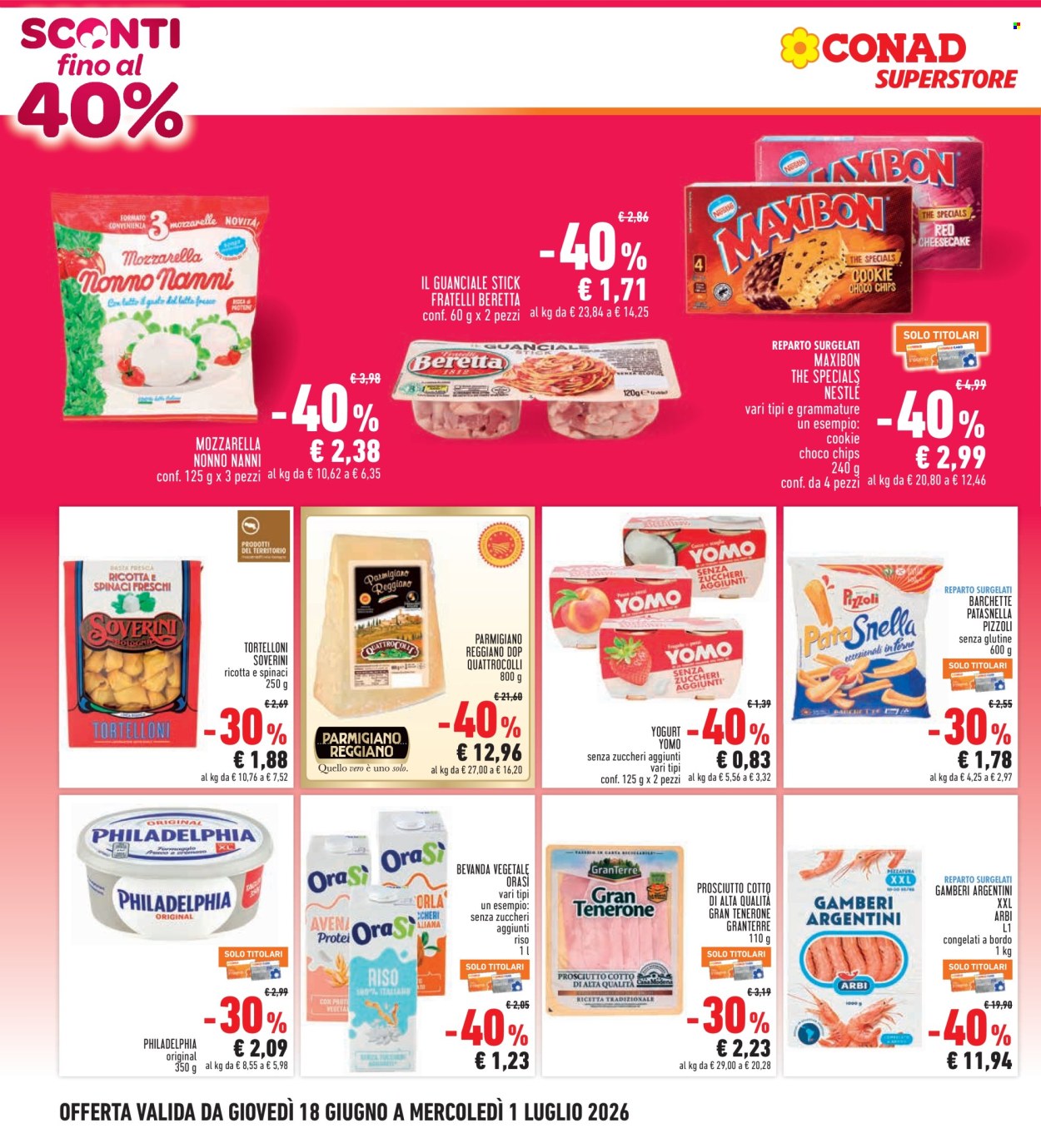 Volantino Conad Superstore - 18/6/2026 - 1/7/2026. Pagina 2