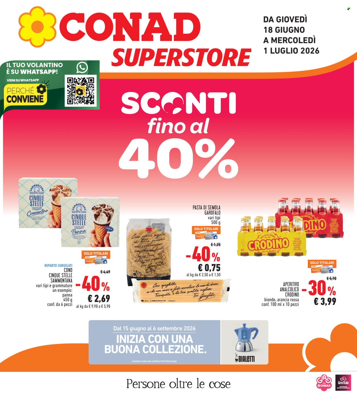 Leták Conad - 18.6.2026 - 1.7.2026. Strana 1