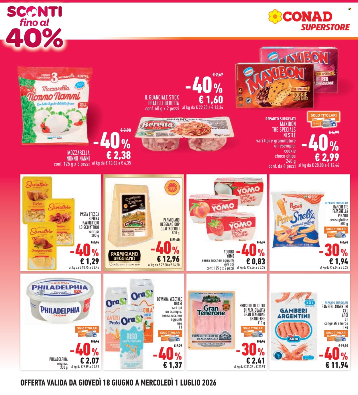 Leták Conad - 18.6.2026 - 1.7.2026. Strana 2