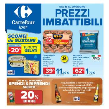 Volantino Carrefour - 16/6/2026 - 29/6/2026.