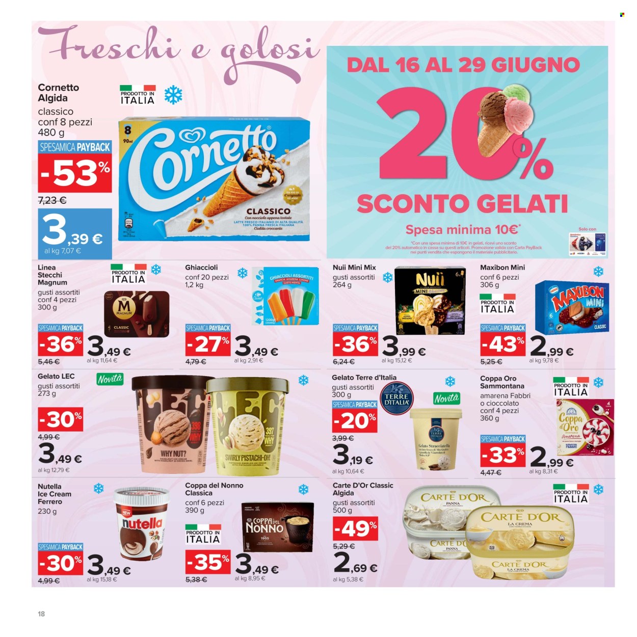 Volantino Carrefour - 16/6/2026 - 29/6/2026. Pagina 18