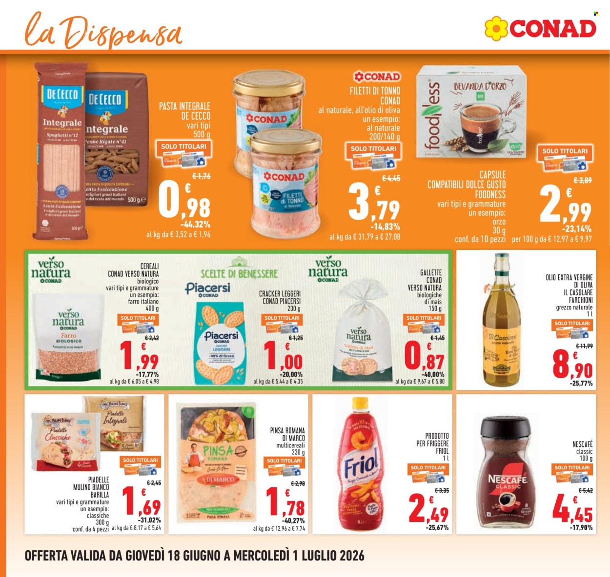Volantino Conad - 18/6/2026 - 1/7/2026. Pagina 14