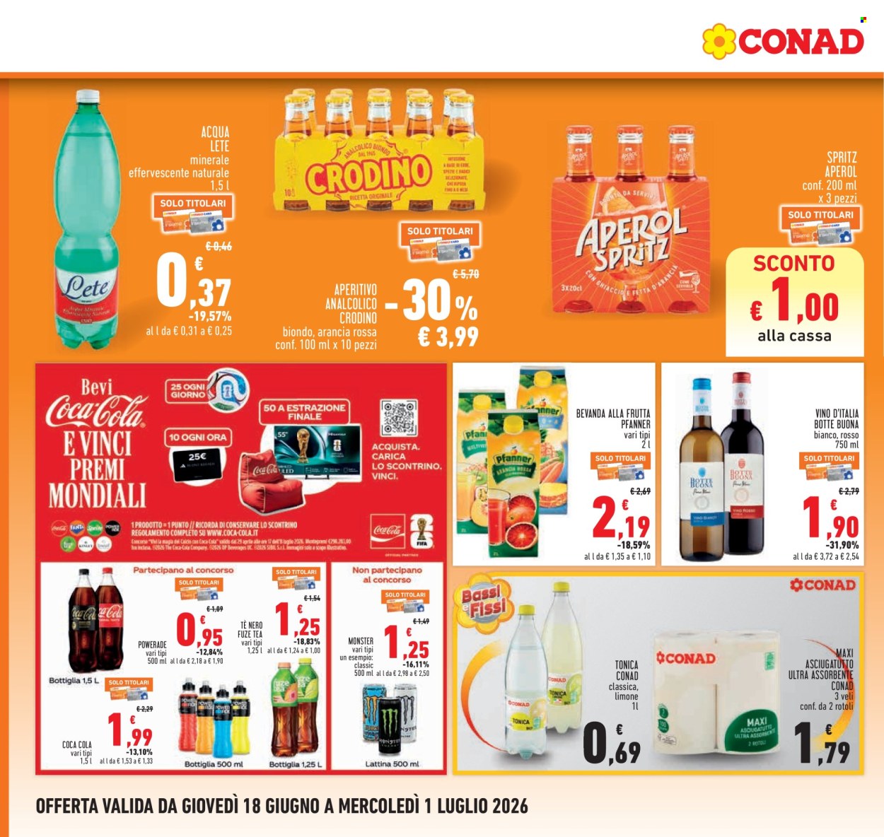 Volantino Conad - 18/6/2026 - 1/7/2026. Pagina 18