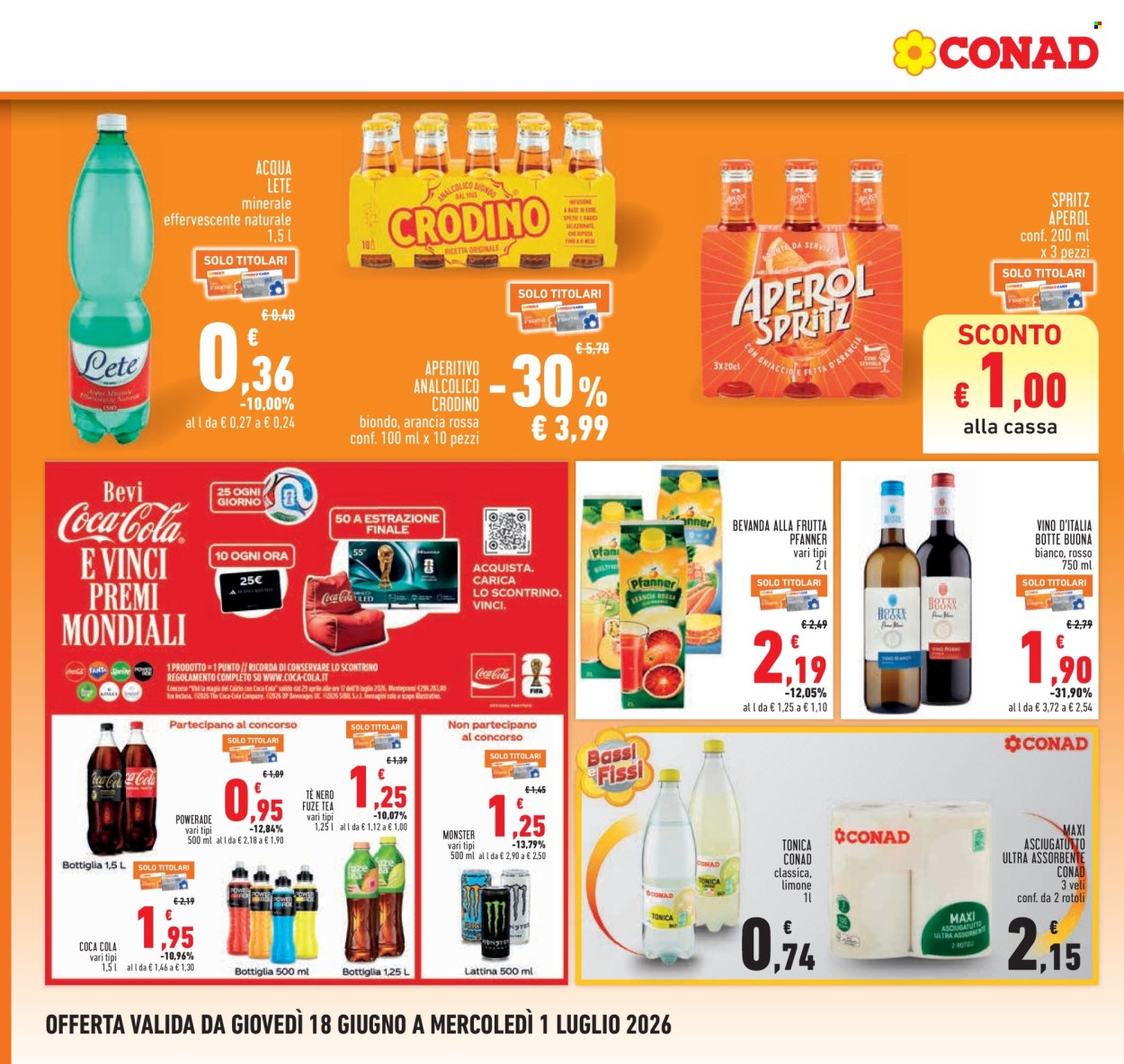 Volantino Conad - 18/6/2026 - 1/7/2026. Pagina 18