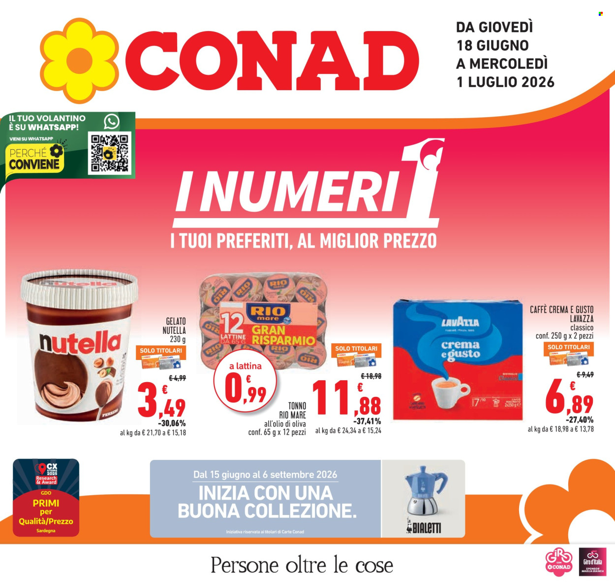 Volantino Conad - 18/6/2026 - 1/7/2026. Pagina 1