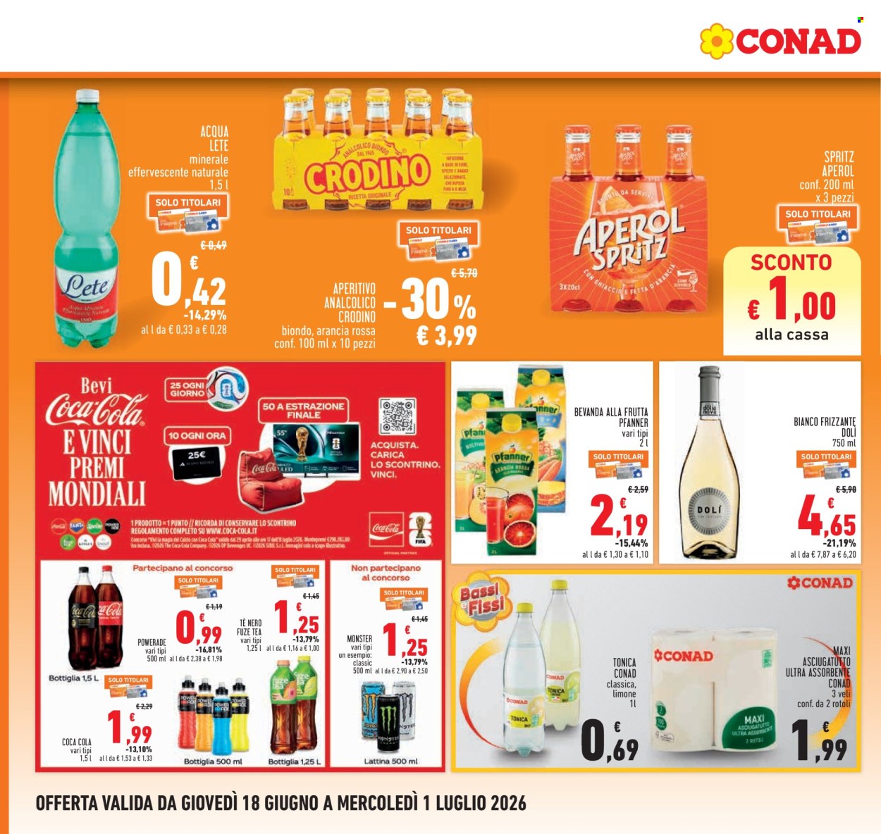 Volantino Conad - 18/6/2026 - 1/7/2026. Pagina 18