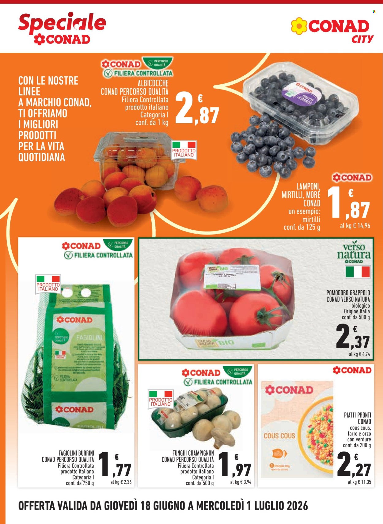 Volantino Conad City - 18/6/2026 - 1/7/2026. Pagina 2