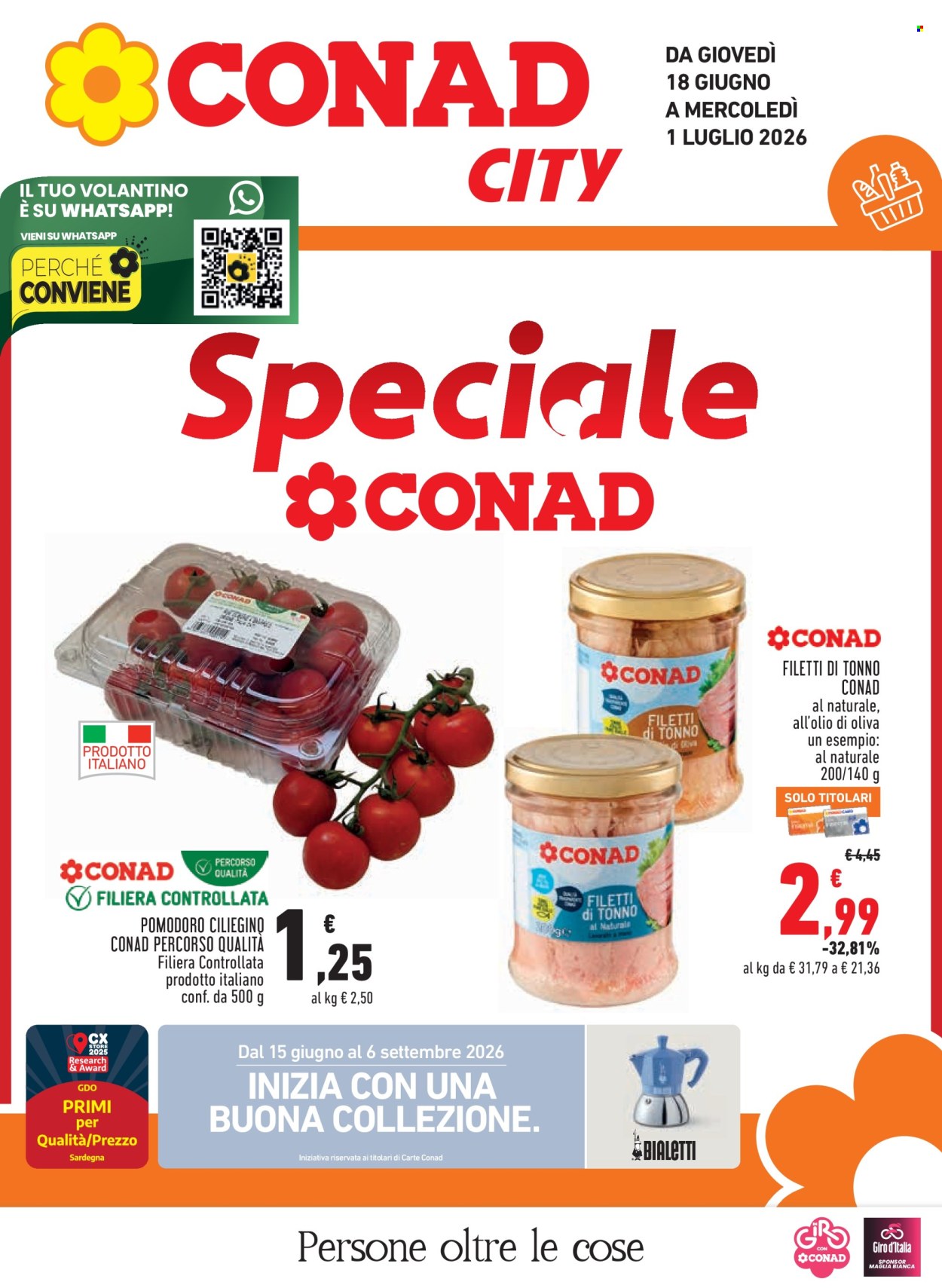 Volantino Conad - 18/6/2026 - 1/7/2026. Pagina 1