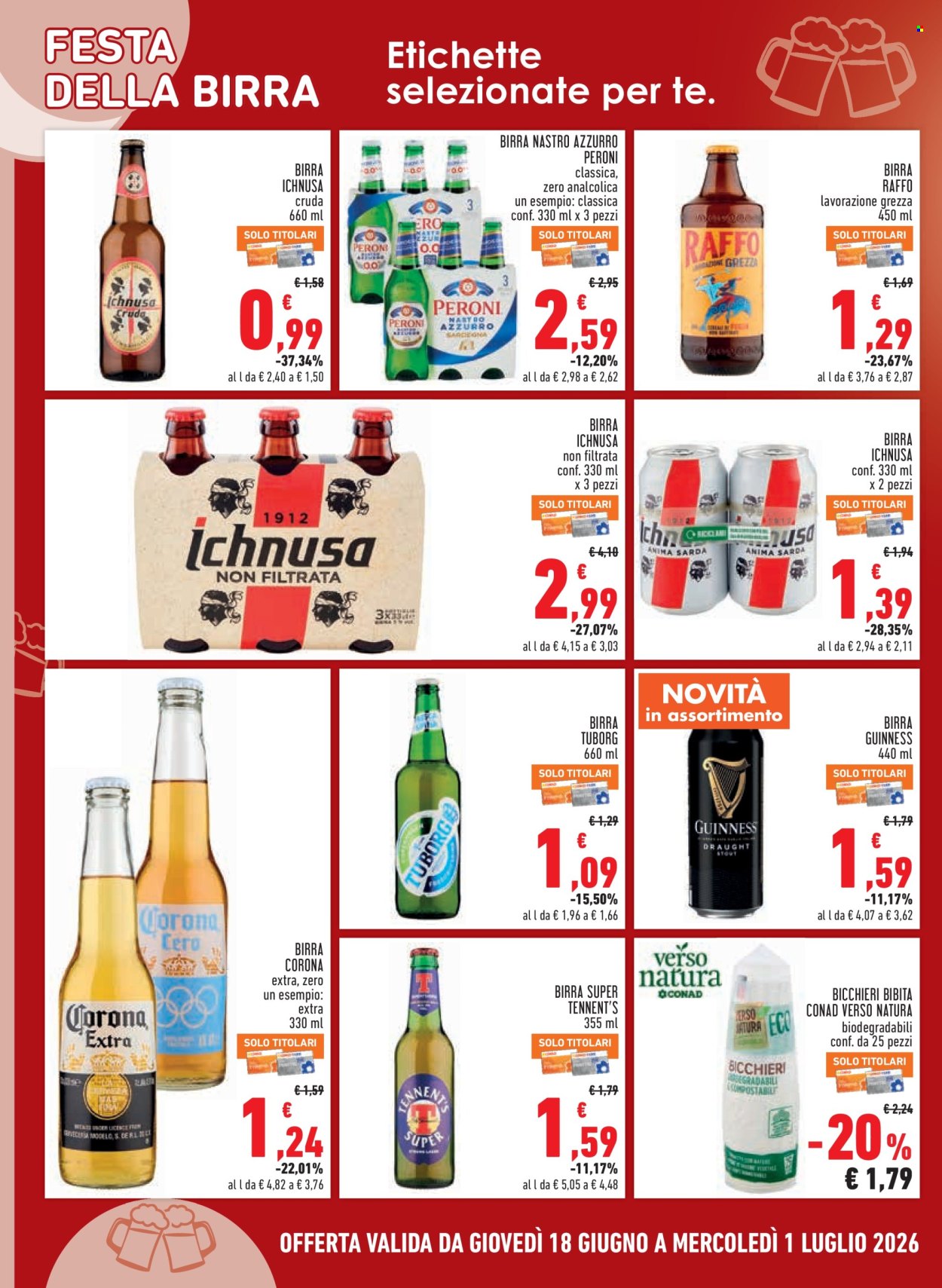 Volantino Conad - 18/6/2026 - 1/7/2026. Pagina 18
