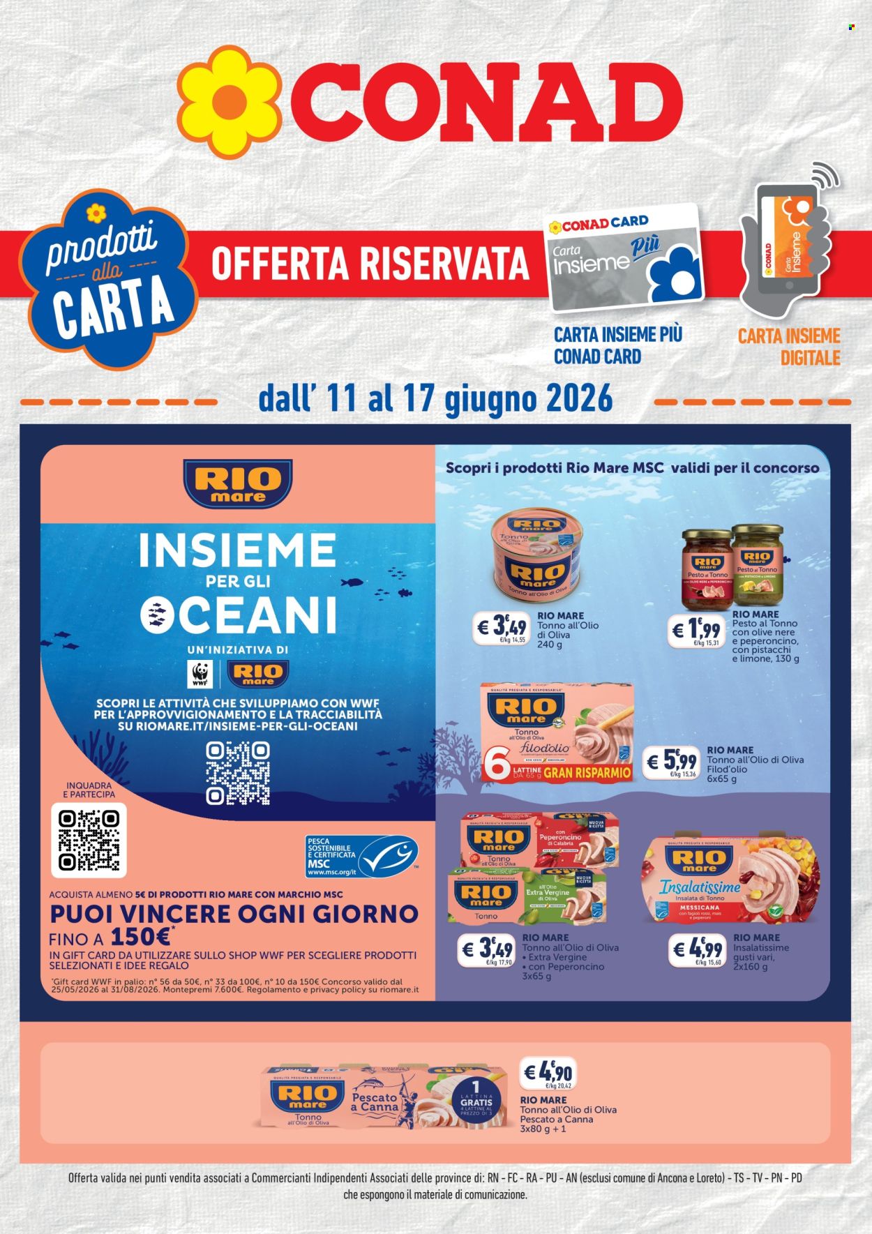 Volantino Conad - 11/6/2026 - 17/6/2026. Pagina 1