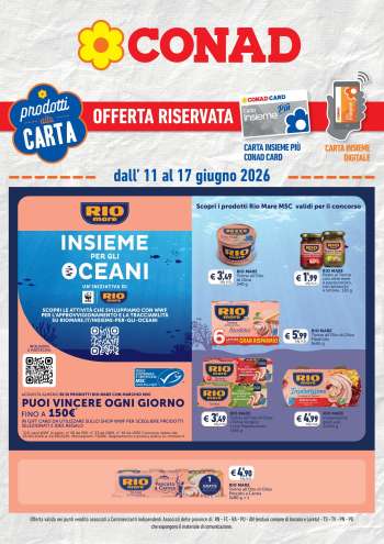 Volantino Conad - 11/6/2026 - 17/6/2026.